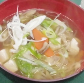 シェフが作る☆本格けんちん汁